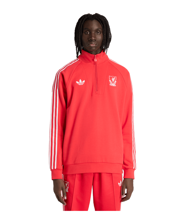 adidas FC Liverpool Originals Zip Top Rot - rot