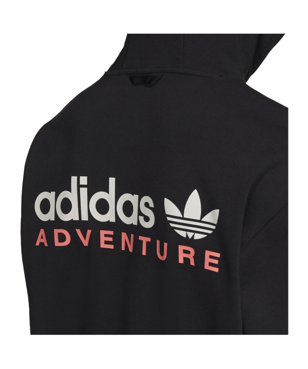 adidas Originals Adventure Hoody Schwarz - schwarz