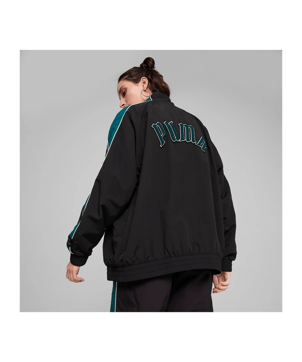 PUMA T7 Play Paris Jacke Schwarz F01 - schwarz