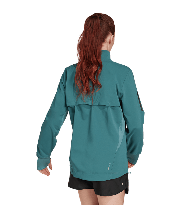 adidas Own The Run Winterized Jacket Jacke Damen Grün - verde