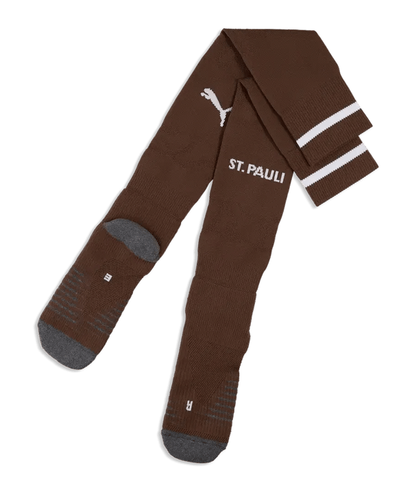 PUMA FC St. Pauli Replica Plain Calze da calcio Away Marrone C01 - marrone