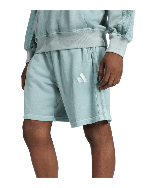 adidas All Z.N.E French Terry Short Grün - gruen