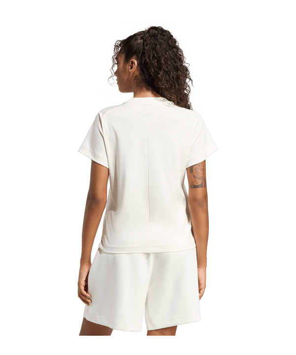 adidas Soft Lux T-Shirt Damen Weiß - weiss