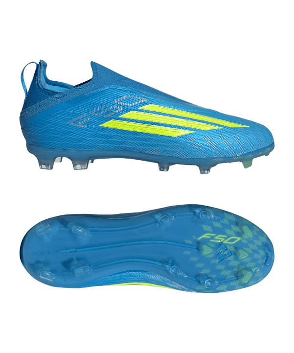 adidas F50 Elite LL FG Ice Cold Precision Kids Blau - blau