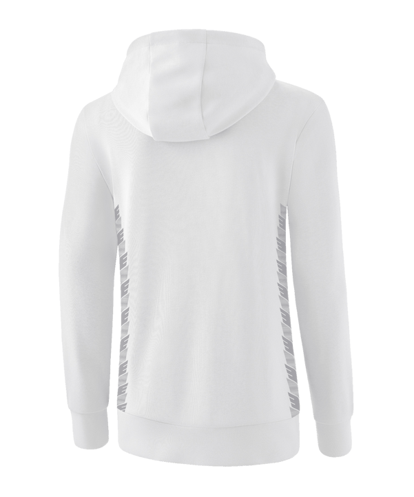 Erima Team Essential Hoody Damen Weiss Grau - weiss