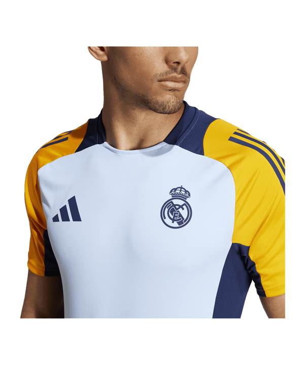 adidas Real Madrid Trainingsshirt Blau - blau