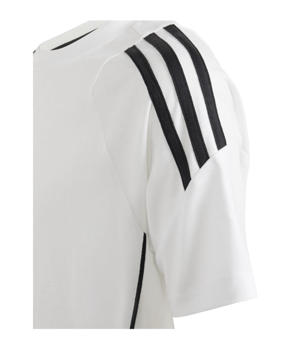 adidas Tiro 24 T-Shirt Kids Weiss Schwarz - weiss