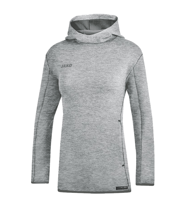 JAKO Premium Basic Hoody Damen Grau F40 - grau