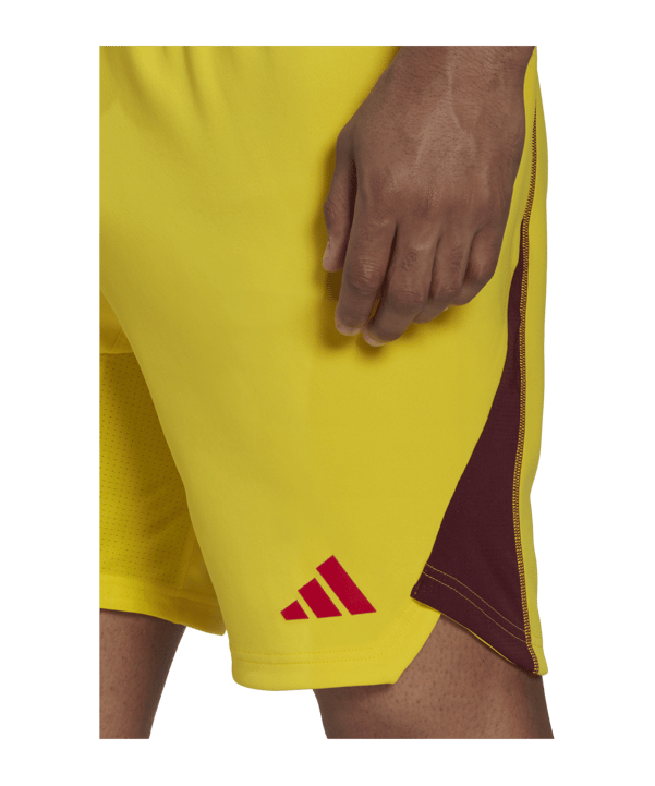 adidas Tiro 23 Pro Torwartshort Gelb Rot - gelb