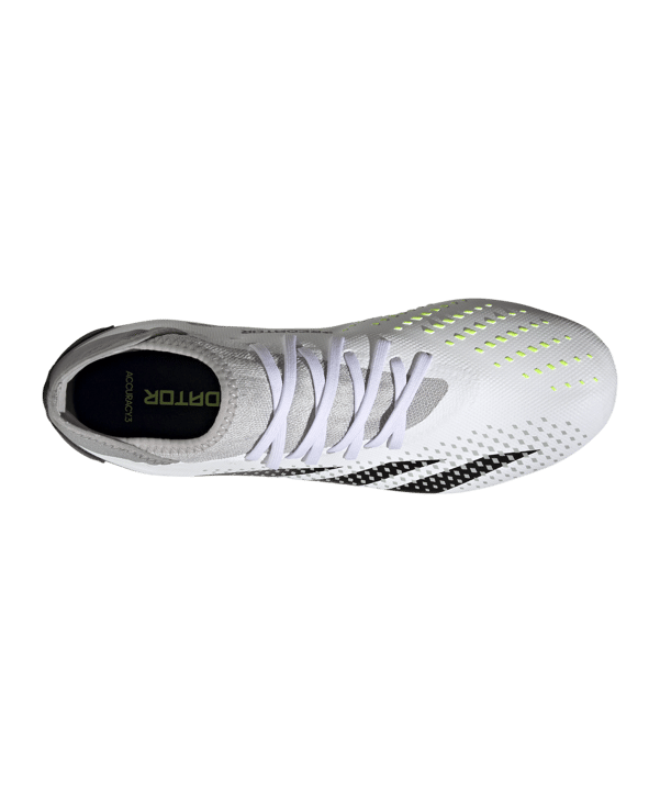 adidas Predator Accuracy.3 FG Crazyrush Weiss Schwarz Gelb - weiss