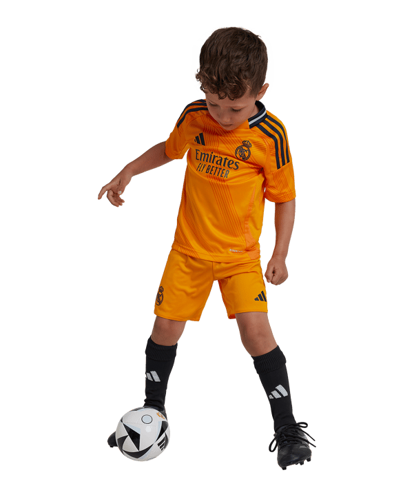 adidas Real Madrid Minikit Away 2024/2025 Kids Orange - orange