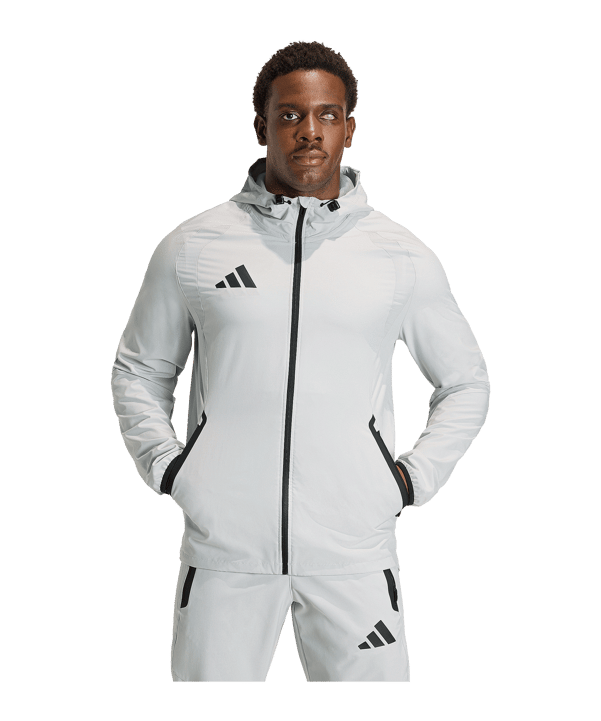 adidas Tiro Travel Windjacke Grau - grau
