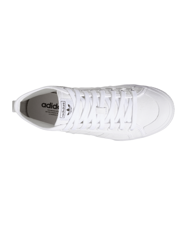 adidas Originals Nizza Plattform Mid Damen Weiss - weiss