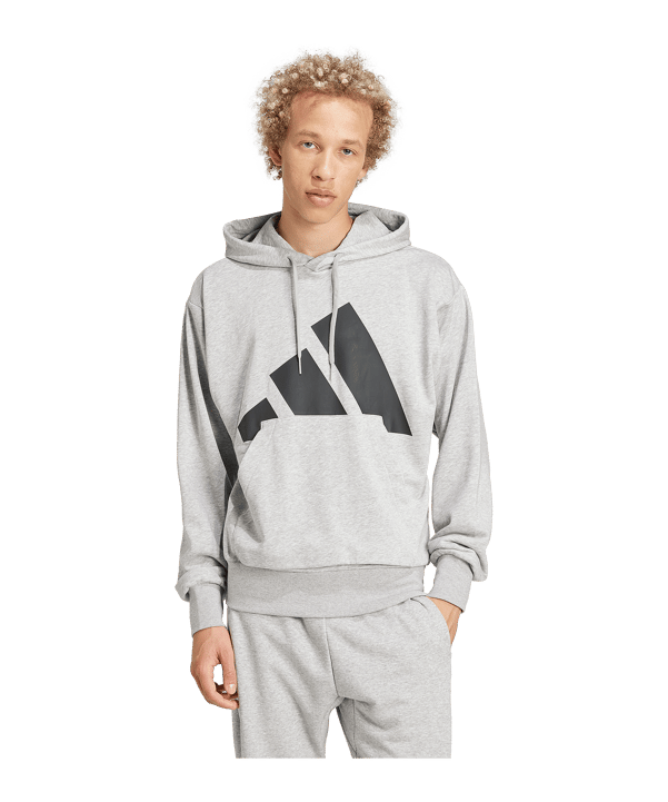 adidas Essentials French Terry Hoody Grigio - grigio