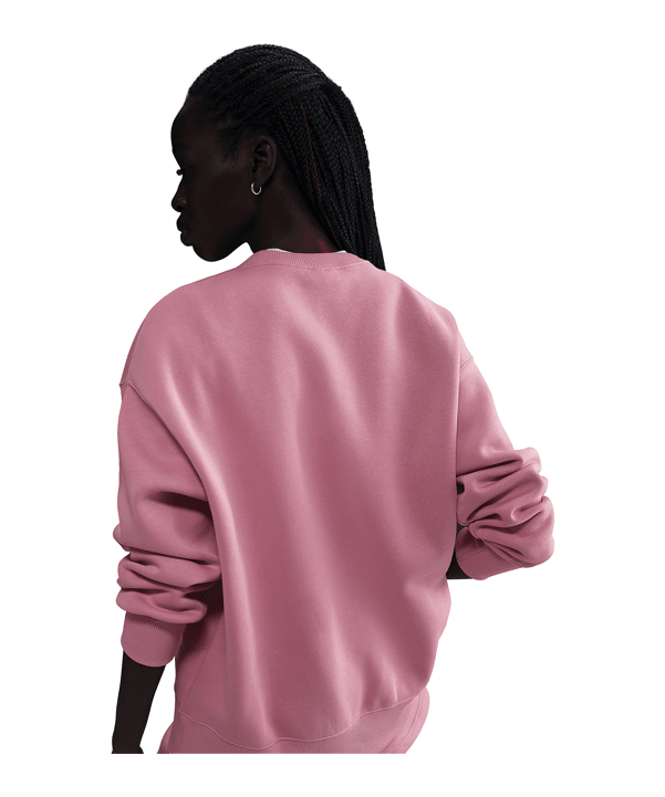 Nike Phoenix Fleece Oversized Sweatshirt Damen Pink F699 - rosa
