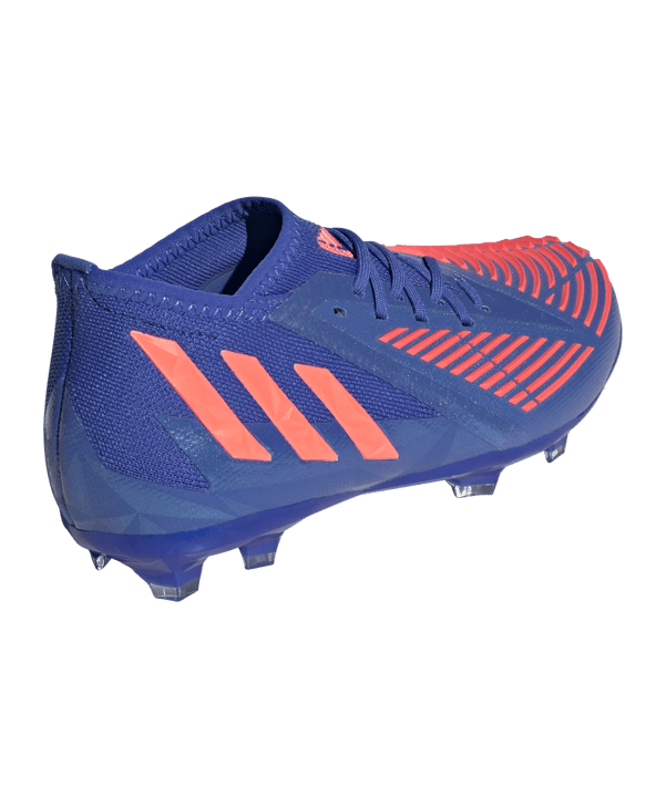 adidas Predator EDGE.1 FG Sapphire Edge J Kids Blau Rot - blau