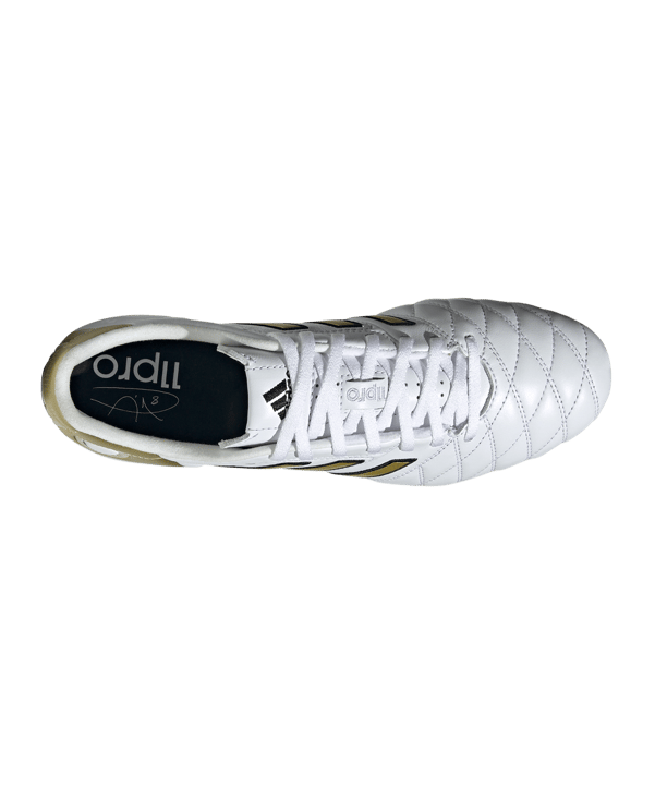 adidas 11Pro FG Toni Kroos Weiss Schwarz Gold - weiss