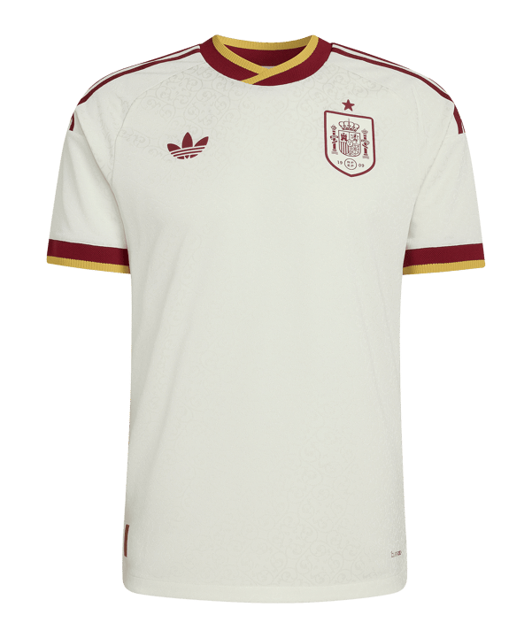 adidas FEF Spanien Authentic Trikot Away WM 2026 Weiß