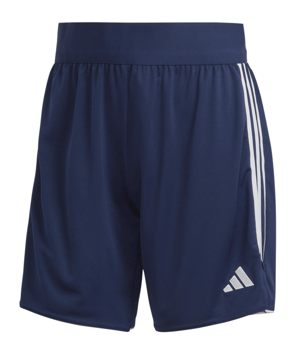 adidas Tiro 23 Short Low Damen Dunkelblau Weiss - blau