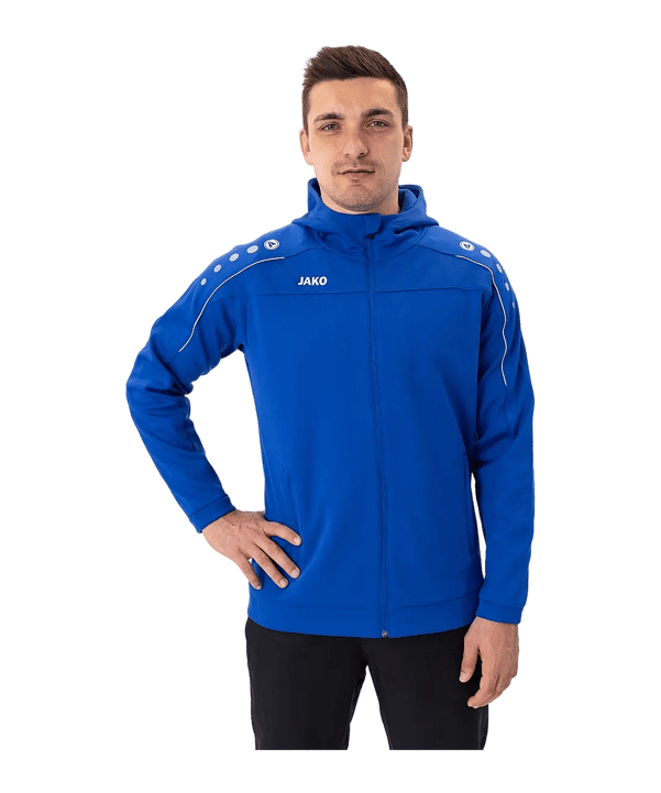 JAKO Classico Giacca con cappuccio Blu C04 - blu