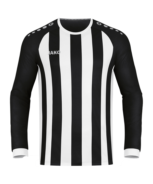JAKO Inter Trikot Langarm Schwarz Weiss F814 - schwarz