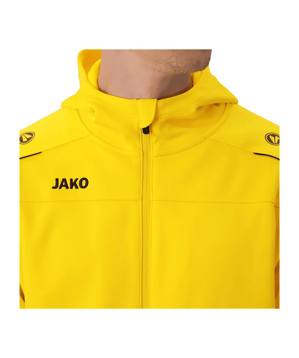 JAKO Classico Veste à capuche Jaune C03 - jaune
