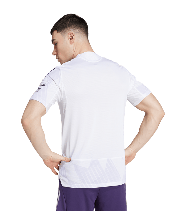 adidas Manchester United Authentic Trikot Away 2025/2026 Weiß - weiss