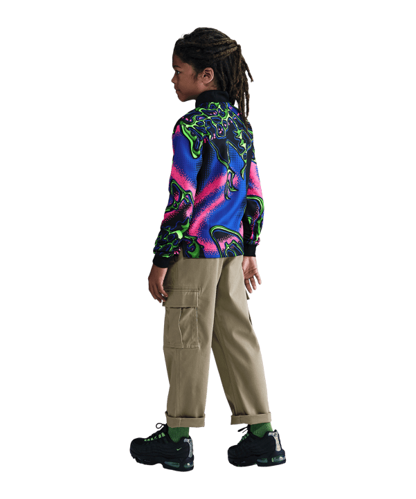 Nike NFF Nigeria Torwarttrikot Langarm Hollywood Kids Schwarz F010 - schwarz