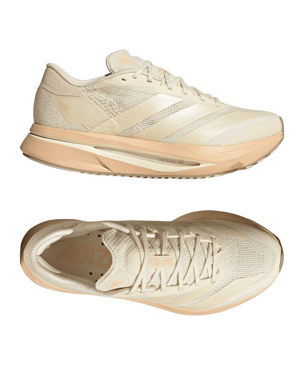 adidas Damen Adizero SL2 LightstrikePro Laufschuh Beige - beige