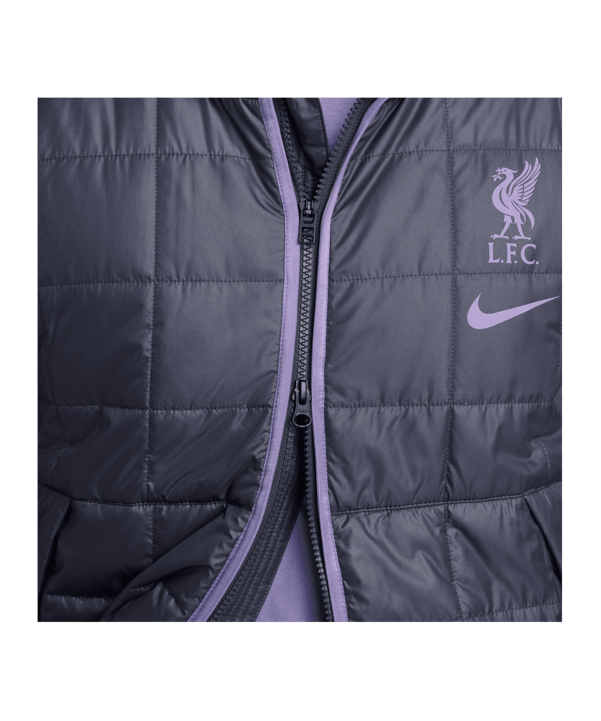 Nike FC Liverpool Fleece Trainingsjacke Grau F015 - grau