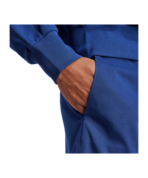 adidas Big Logo Sweatshot Short Blau - blau