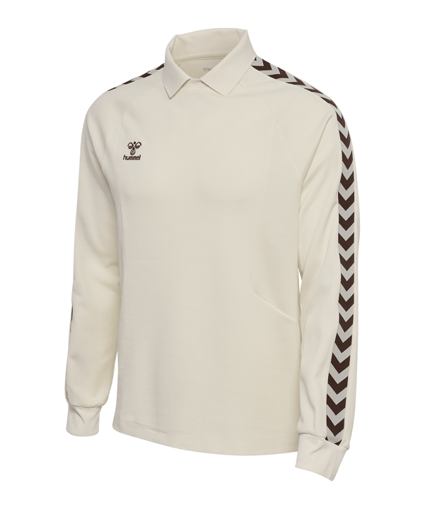 hummel Root Polo A Maniche Lunghe Giallo C5062 - giallo