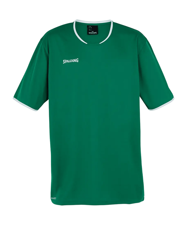 Spalding Move Shooting Shirt Kids verde F05 - bianco