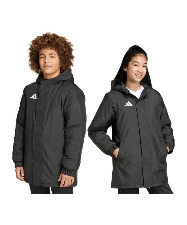 adidas Entrada 26 Winterjacke Kids Schwarz - schwarz