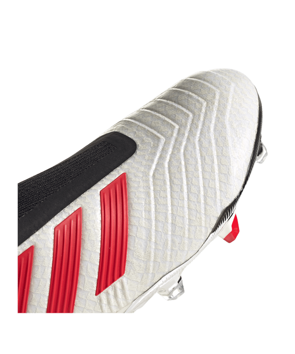 adidas Predator 19+ FG Pogba Weiss Schwarz - weiss