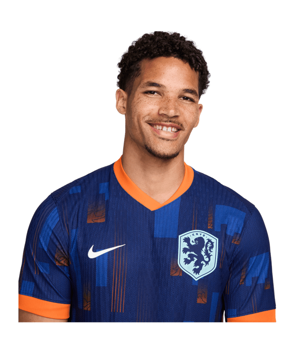 Nike Niederlande Auth. Trikot Away EM 2024 Blau F492 - blau