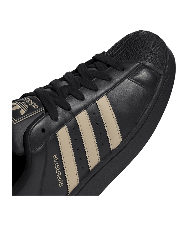 adidas Superstar II Schwarz - schwarz