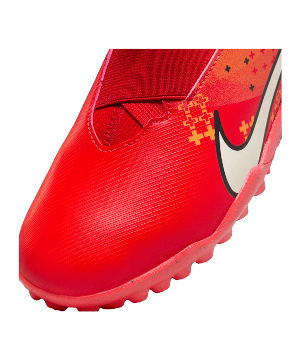 Nike Air Zoom Mercurial Superfly IX Academy TF Dream Speed 7 Kids Rot Weiss Orange F600 - rot