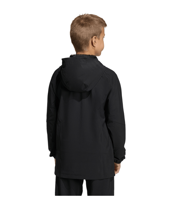 adidas Tiro Travel Windjacke Kids Schwarz - schwarz