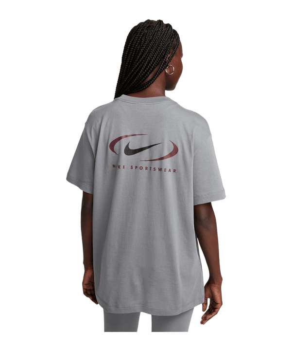 Nike Graphic T-Shirt Damen Grau F084 - grau