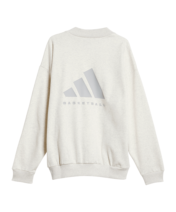 adidas Basketball Crewneck Sweatshirt Beige - beige