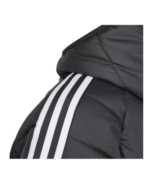 adidas Tiro 24 Winterjacke Kids Schwarz Weiss - schwarz