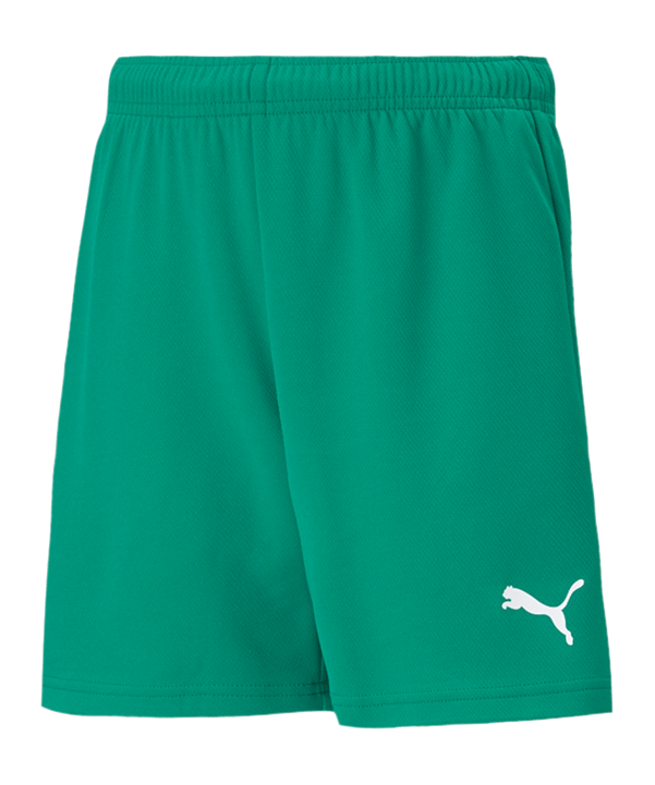 PUMA teamRISE Short Kids Grün Weiss F05 - gruen