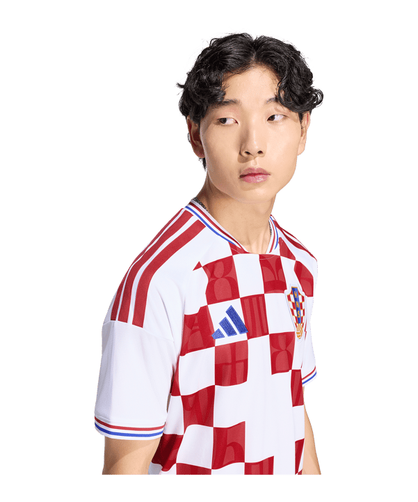 adidas Croatie Maillot Home 2026 Blanc - blanc