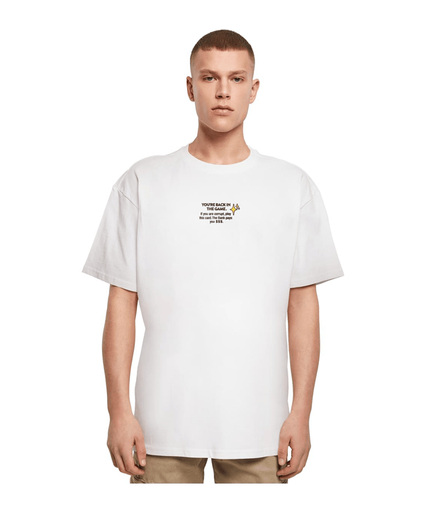 Mister Tee Intepol Oversized T-Shirt Weiß - weiss
