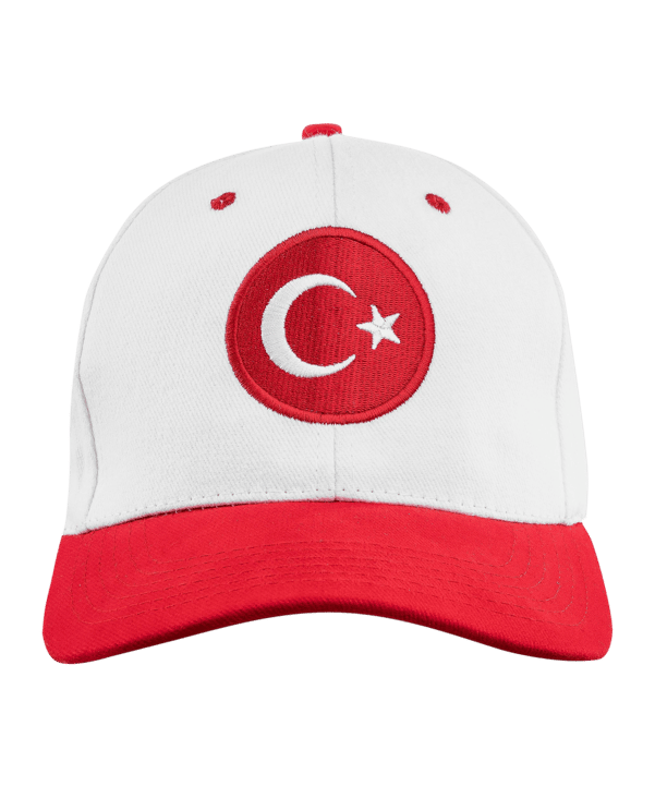 TFF Türkei Cap Weiss Rot - weiss