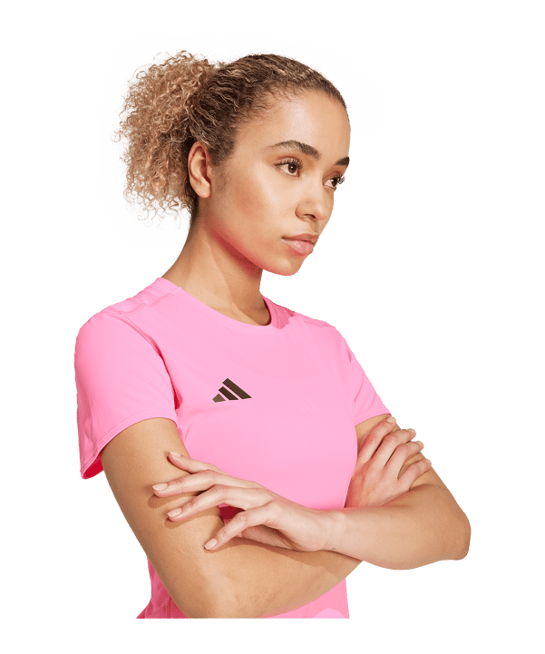 adidas T-Shirt Damen Rosa - rosa