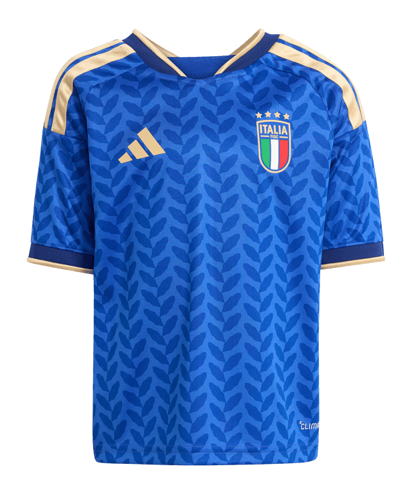 adidas Italien Trikot Set Home WM 2026 Kids Blau - blau