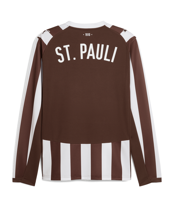 PUMA FC St. Pauli Trikot langarm Home 2025/2026 Braun F01 - braun