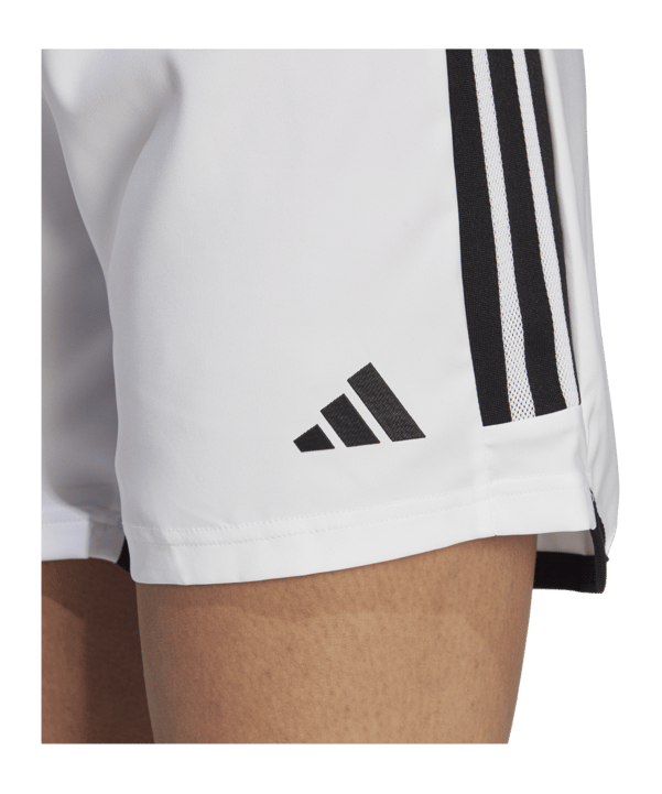 adidas Tiro 23 Competition Match Short Damen Weiss Schwarz - weiss